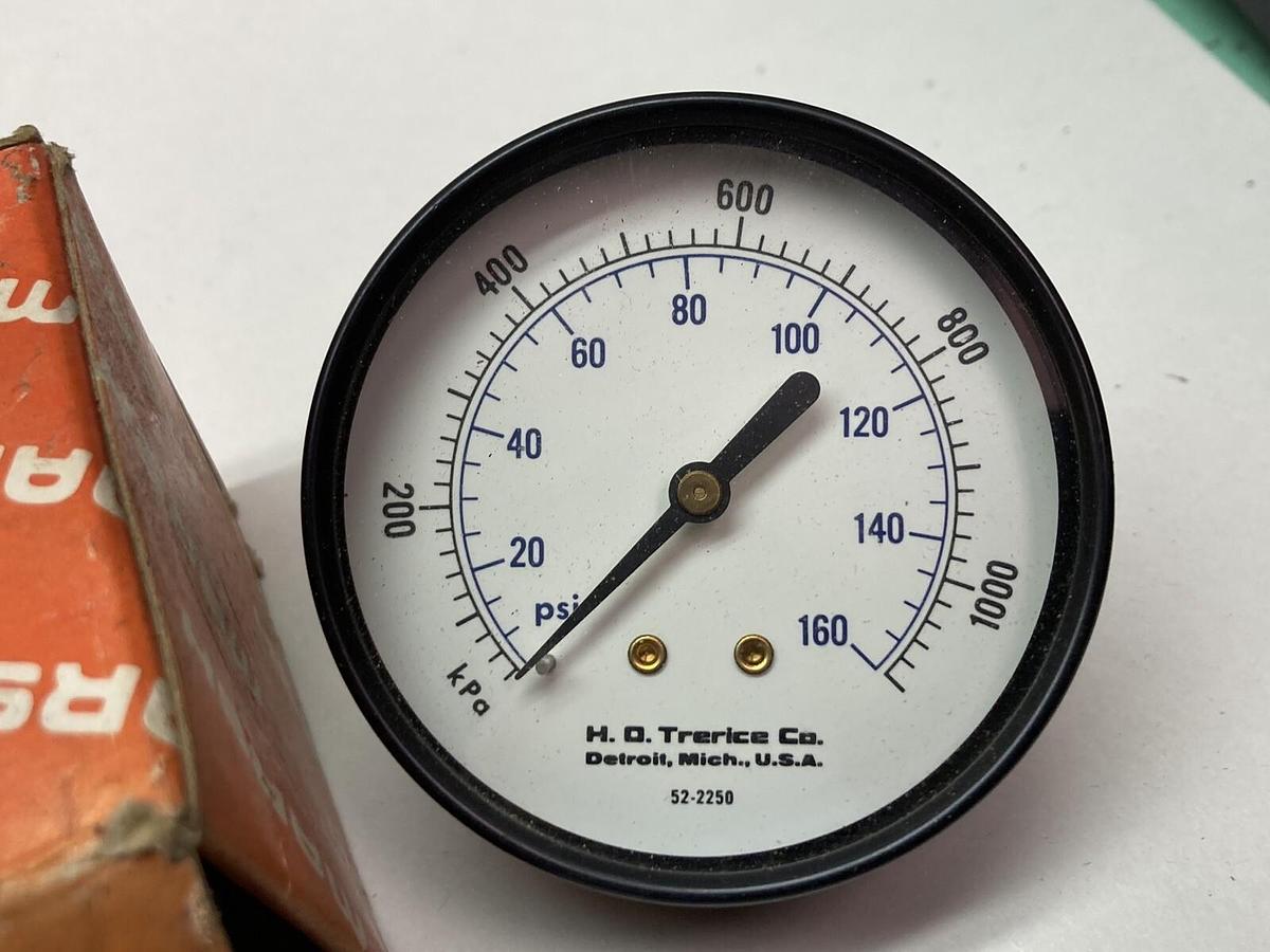 Marsh,52-2250,Pressure Gauge 0-1000 kPa 0-160 PSI