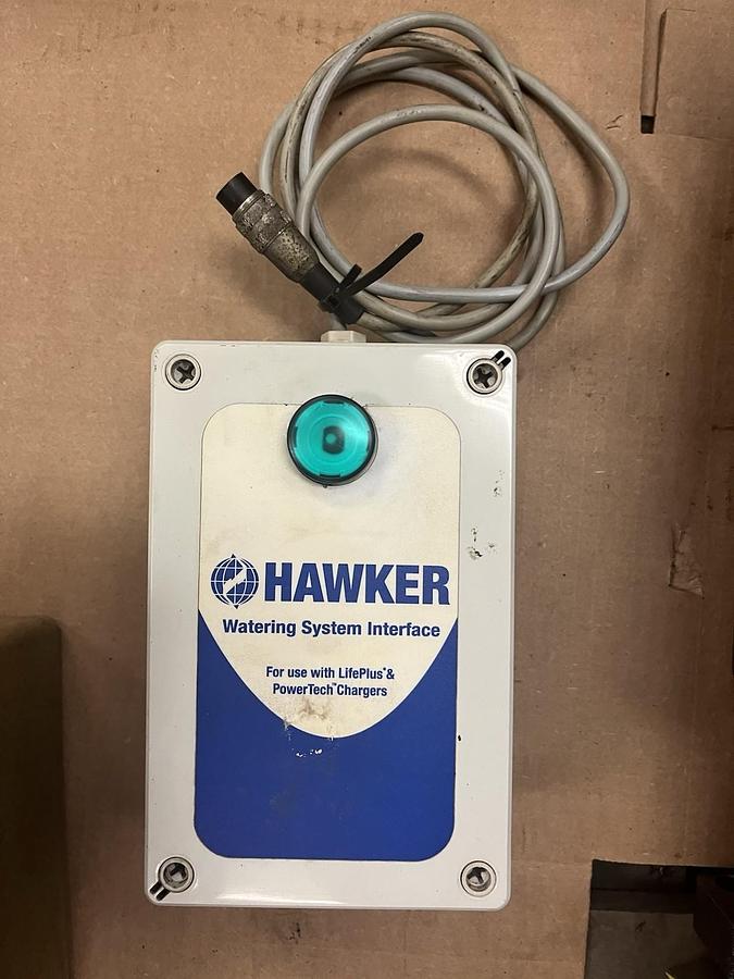 Used HAWKER,00425158,WATERING SYSTEM INTERFACE FOR LIFEPLUS & POWERTECH CHARGER