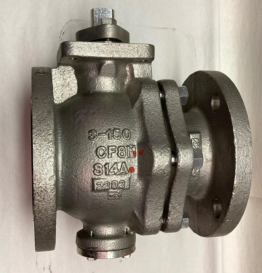 Used Kitz,150UVCM,Stainless Steel Ball Valve Class 150 Body CF8M 316 Stem