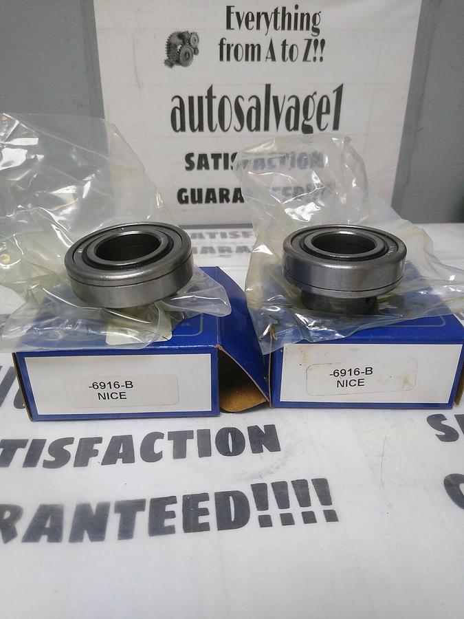 SKF NICE,6916-B,BALL BEARING INSERT LOT OF 2 NOS