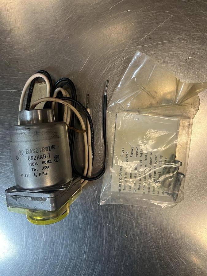 PENN BASO,G92HAB-1,BASOTROL GAS VALVE 120V G-LP