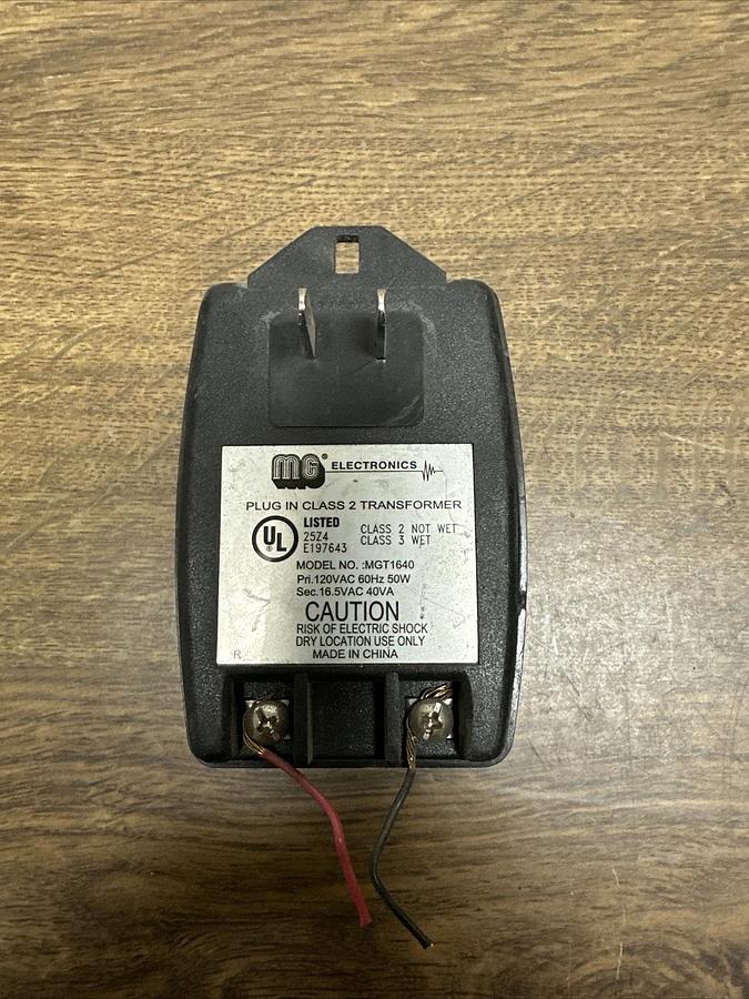 Used MG Electronics,MGT1640,Transformer Class 2