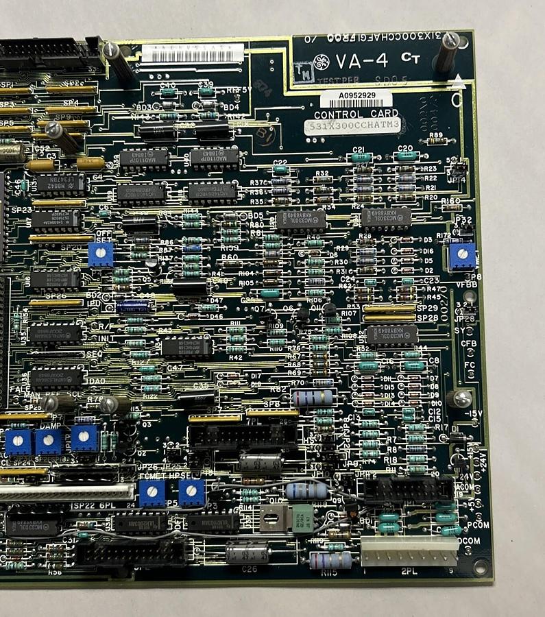 Used GENERAL ELECTRIC,531X300CCHATM3,CONTROL BOARD REFURBISHED