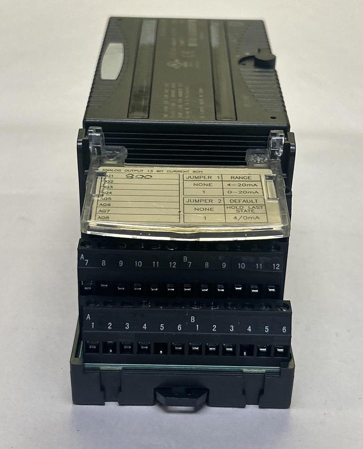 Used GE FANUC,IC200ALG326F,ANALOG OUTPUT CURRENT MODULE