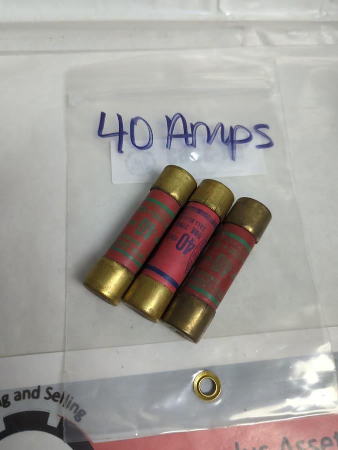 Used ROYAL/ZELL,OT15,ONE-TIME 15 AMP FUSE LOT OF 3 PRE-OWNED