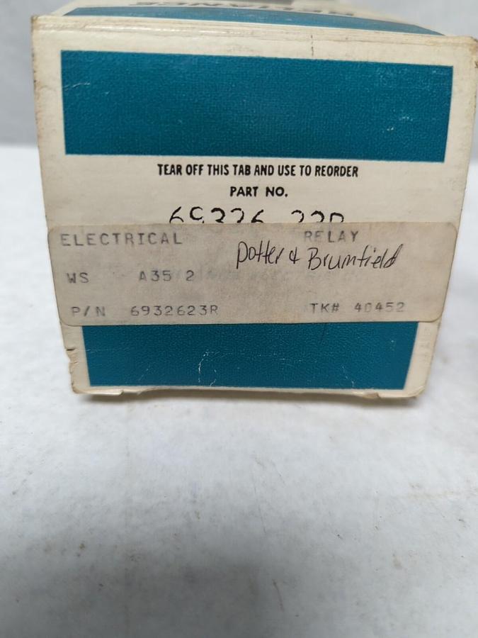 RELIANCE POTTER & BRUMFIELD,PM-1220,24V DC RELAY 69326-23 NOS