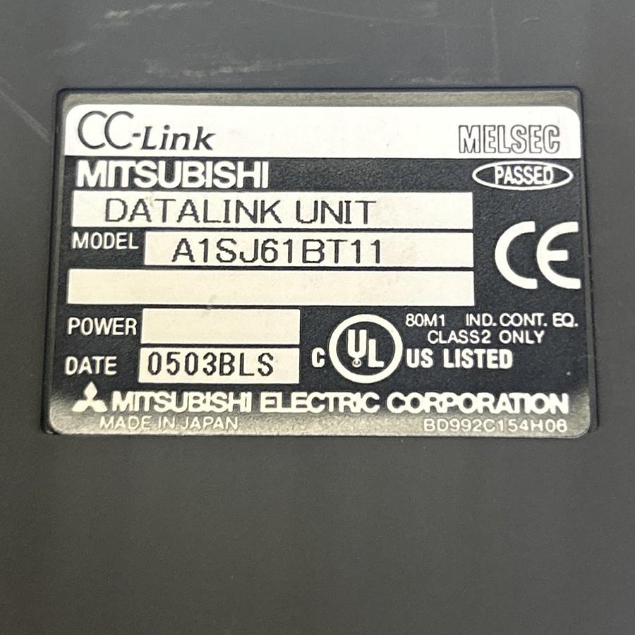 Used MITSUBISHI,A1SJ61BT11,DATALINK UNIT MODULE