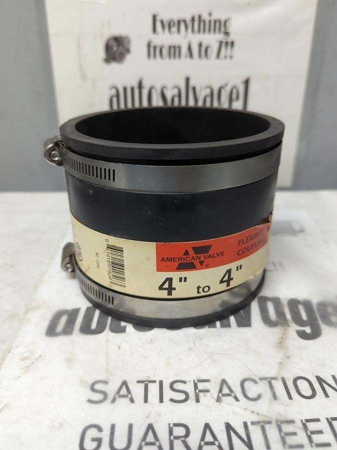 AMERICAN VALVE,RC 100,4 INCH X 4 INCH FLEXIBLE COUPLING NOS