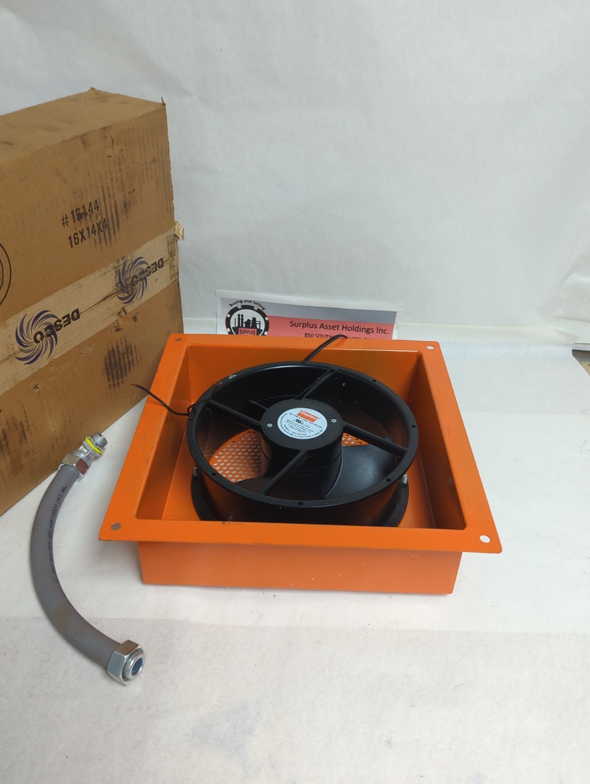 Used DAYTON,665 CFM,AC AXIAL FAN ASSEMBLY 4W745A PRE-OWNED