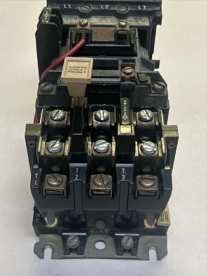 Used ALLEN BRADLEY,509-BOD,NON REVERSING STARTER SIZE 1 27A 600V