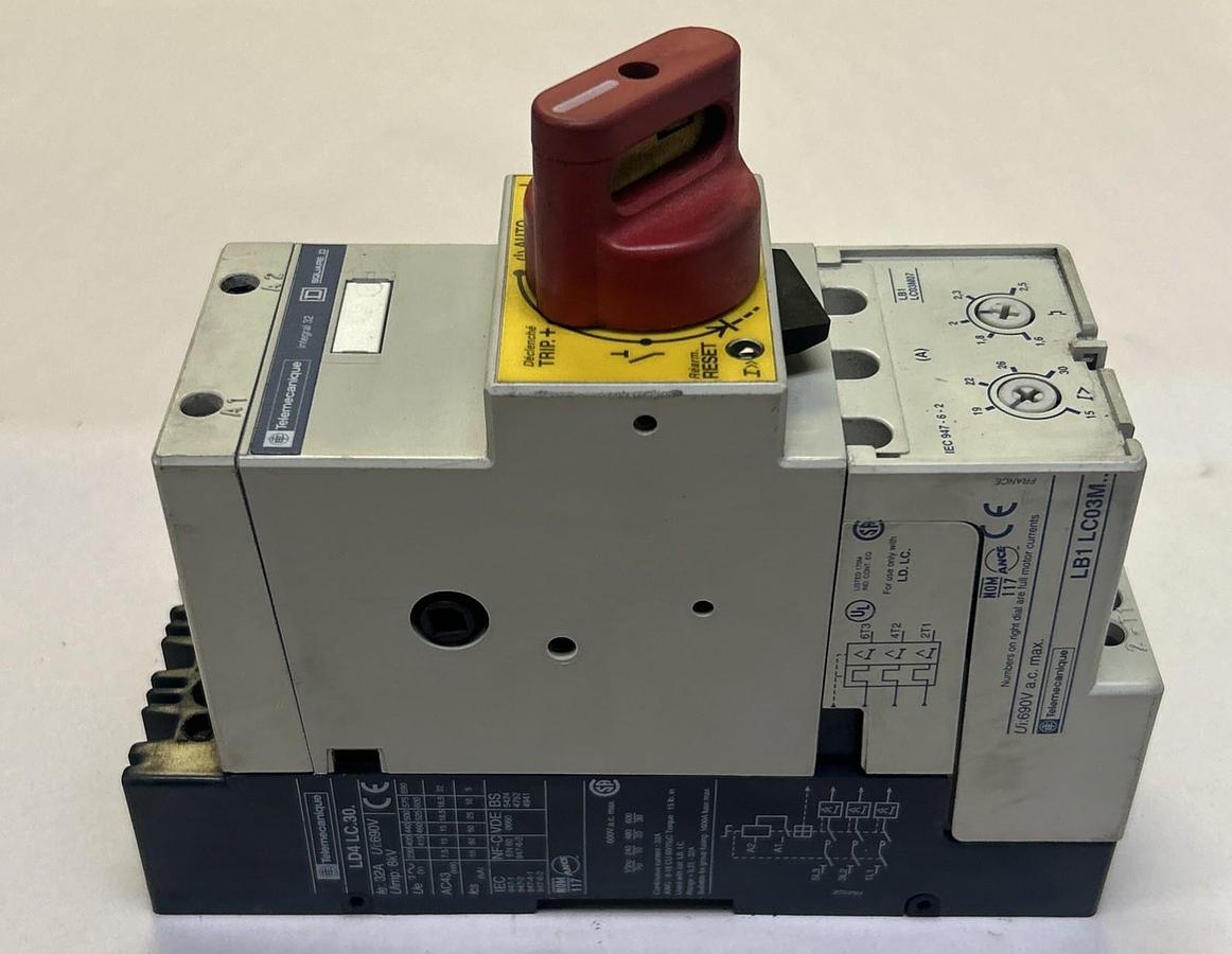 Used TELEMECANIQUE,LD4LC030,MOTOR STARTER