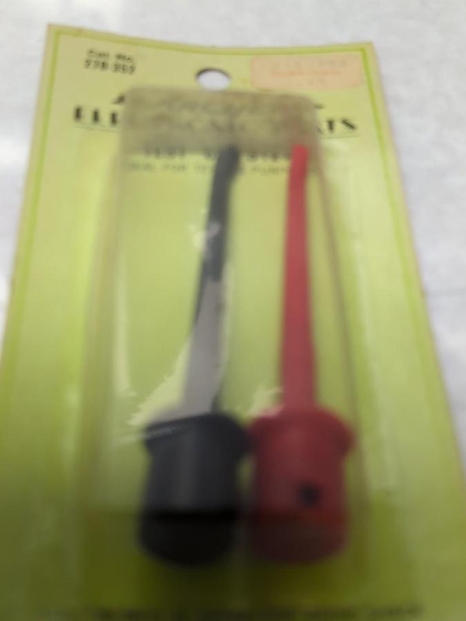 ARCHER,270-352,TEST CLIPS RED/BLACK NOS