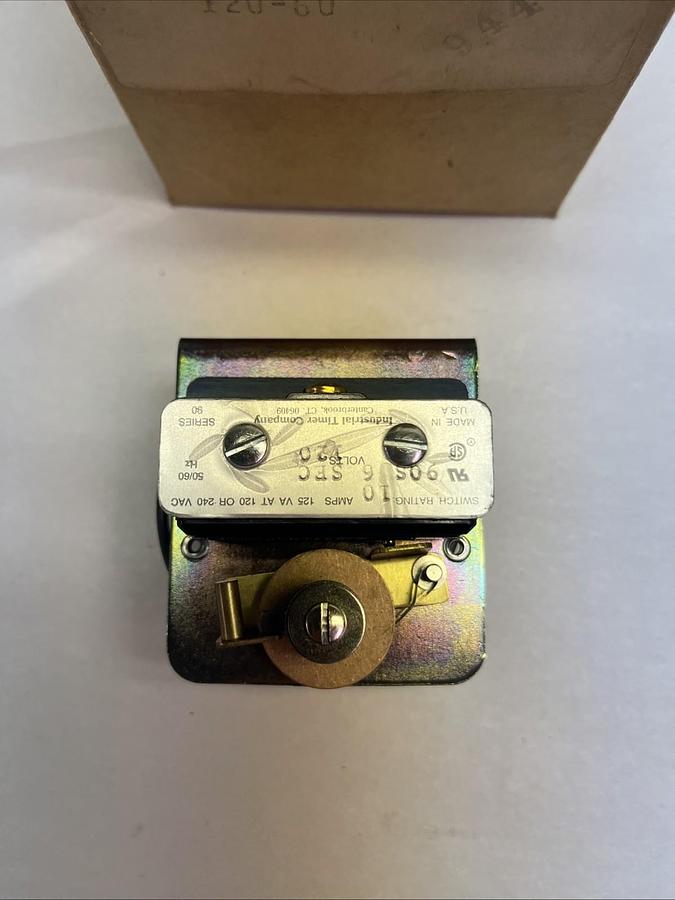 INDUSTRIAL TIMER,831401-001,TIMER SER-90- 6 SEC 120V 60HZ