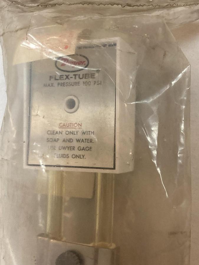 Dwyer Flex-Tube,100 PSI,Manometer Gauge