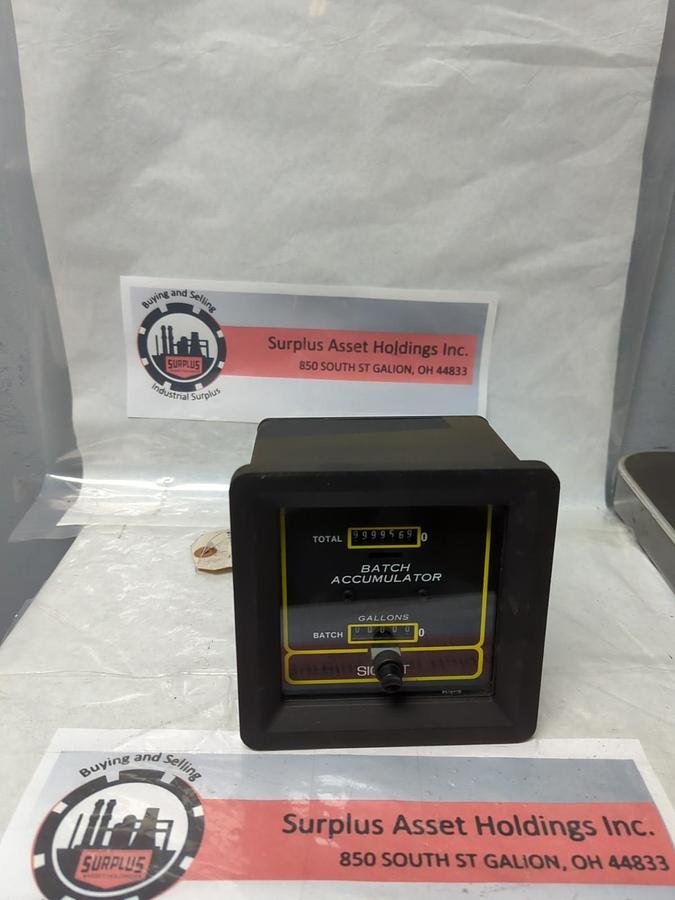 Used SIGNET,P57840,BATCH ACCUMULATOR PRE-OWNED