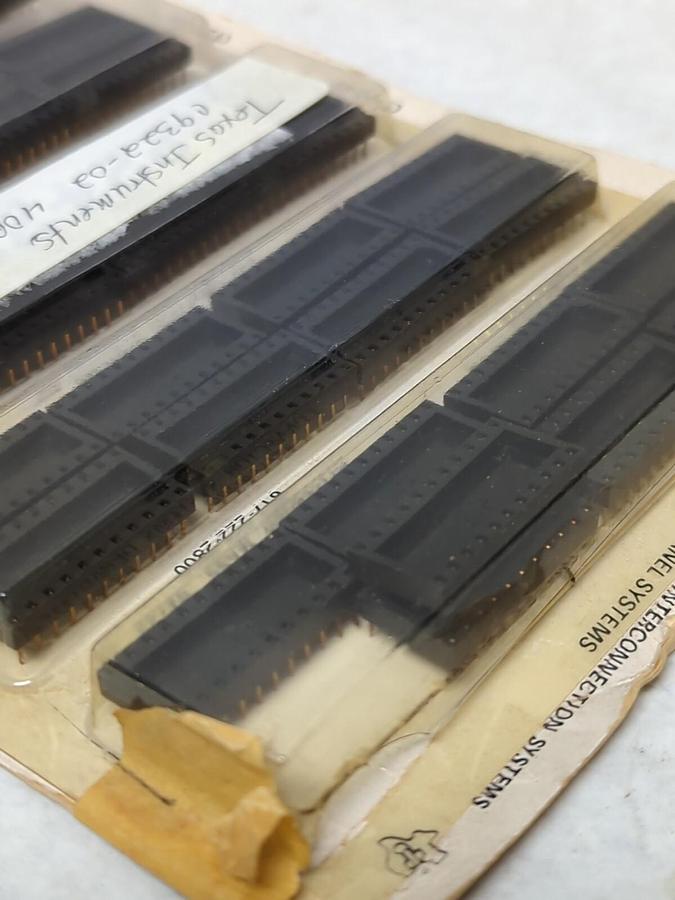 TEXAS INSTRUMENTS,C9322-02,SOCKET FLAT PROFILE PACK OF 40 NOS