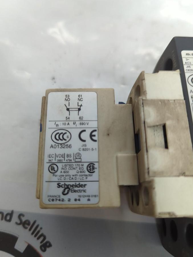Used TELEMECANIQUE,LAD4TBDL,MAGNETIC CONTACTOR PRE-OWNED