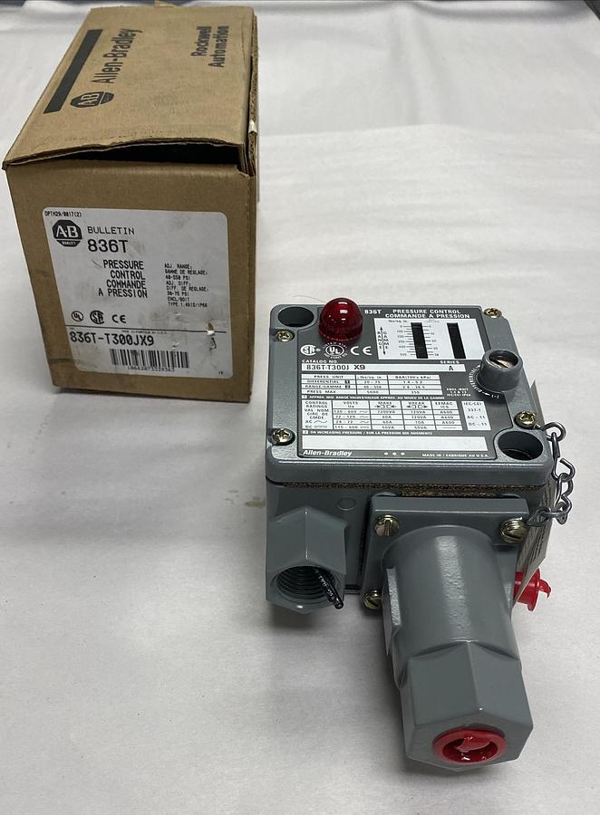 Allen Bradley,836T-T300JX9,Ser A Pressure Control Switch NOS