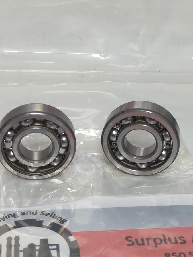 Used NTN,6305,DEEP GROOVE BALL BEARING LOT OF 2 PRE-OWNED