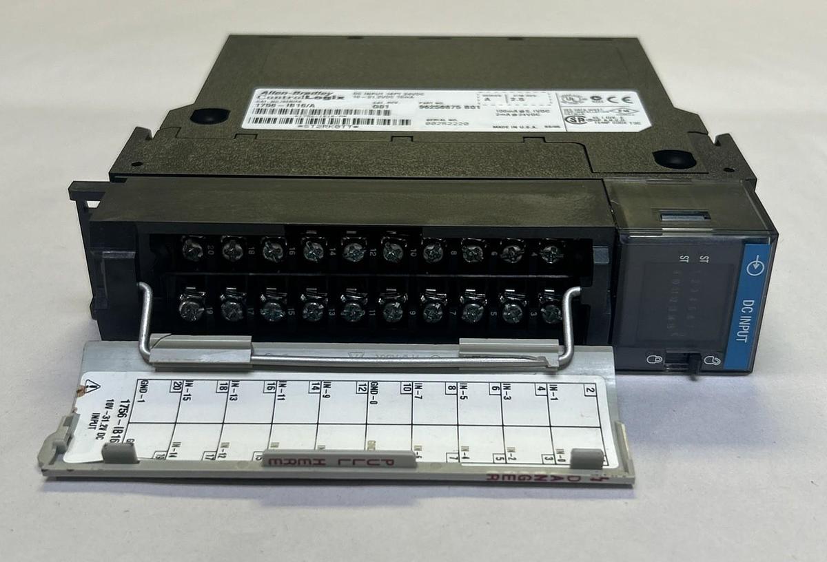 Used ALLEN BRADLEY,1756-IB16,DC INPUT MODULE