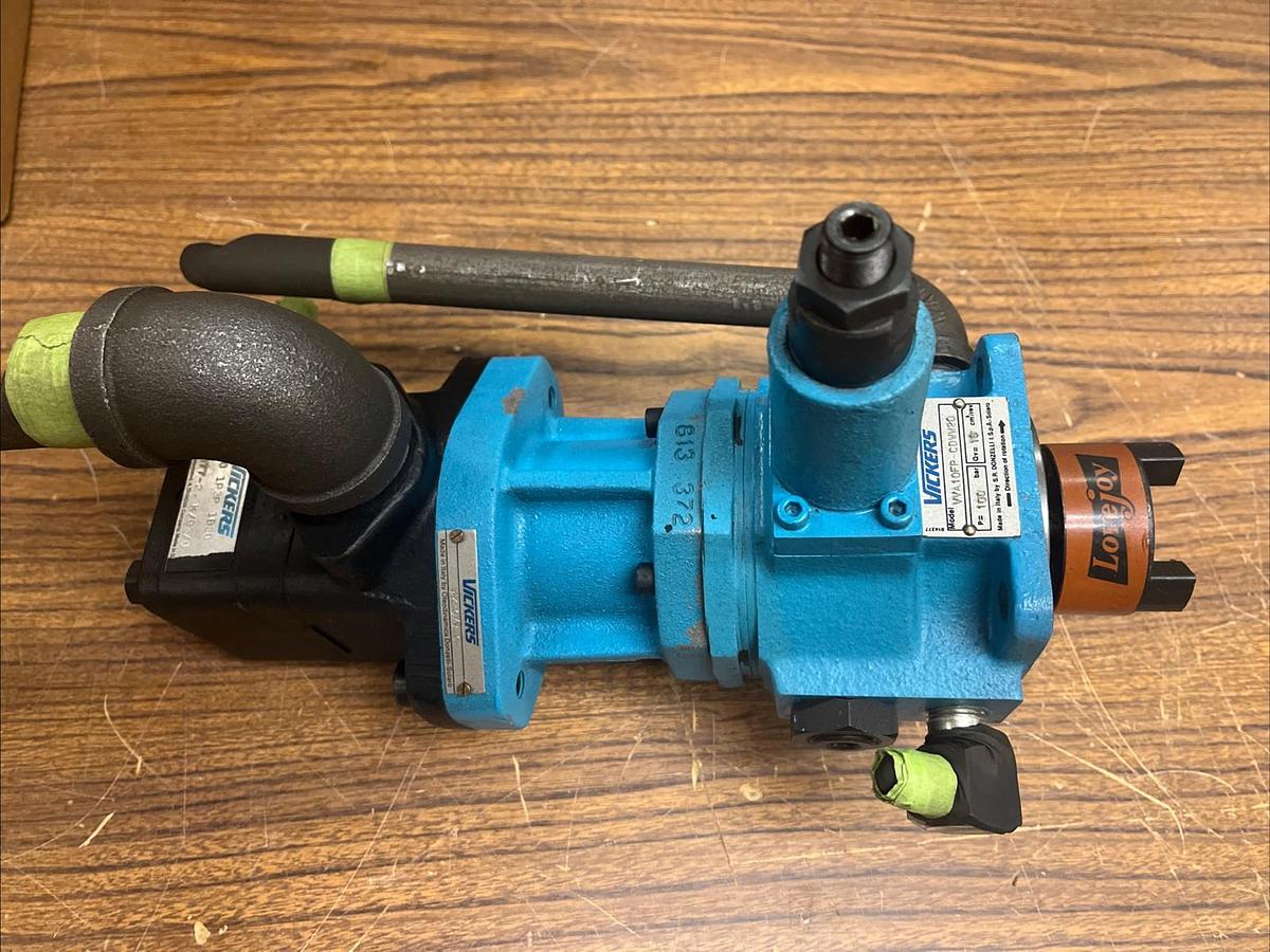 Used VICKERS,VVA10FP-CDWW20 PUMP W/ VANE PUMP V10-1P3P-1B20