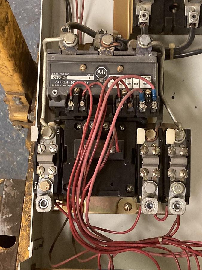 Used Allen-Bradley,2100 2112B,Size 3 Fused MCC 32 INCH Starter Feeder Bucket