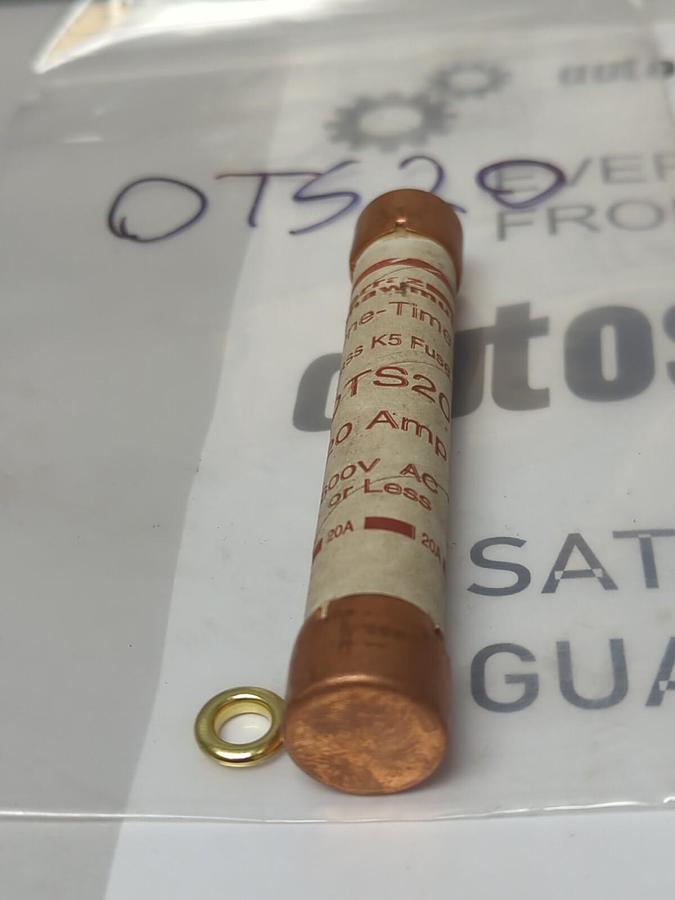 FERRAZ SHAWMUT,OTS-20,ONE-TIME 20 AMP FUSE NOS