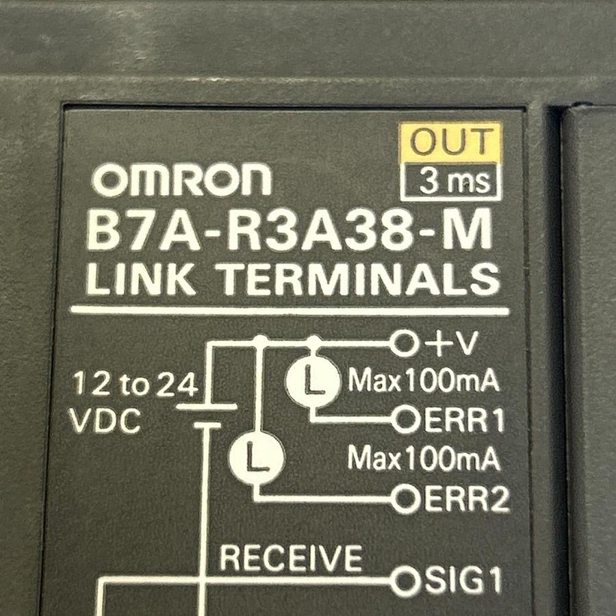 Used OMRON,B7A-R3A38-M,LINK TERMINALS