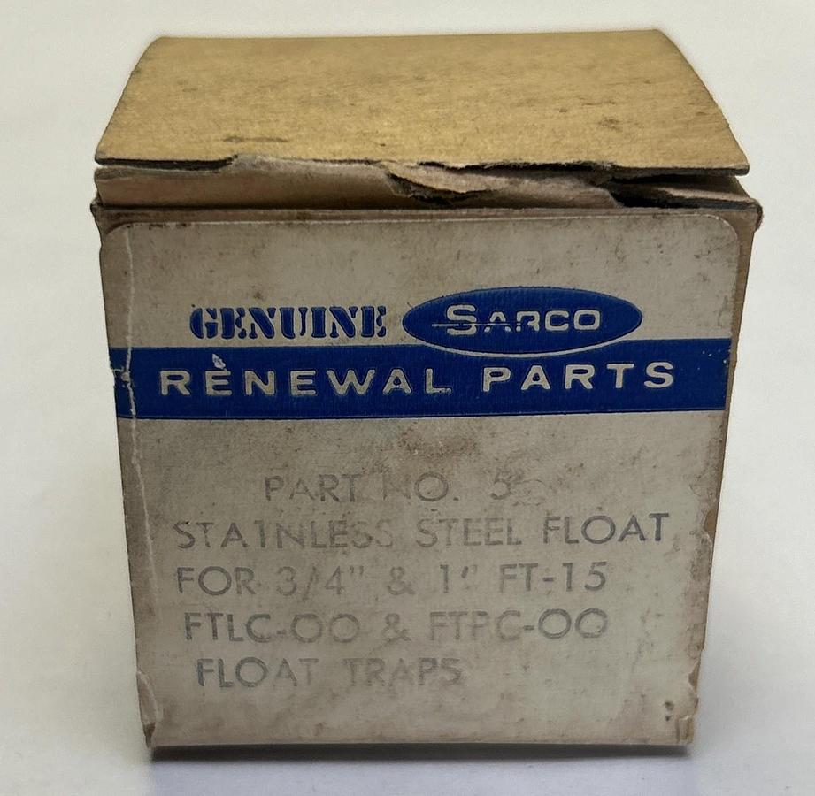 SARCO,5,STAINLESS STEEL FLOAT 3/4 INCH & 1 INCH NOS