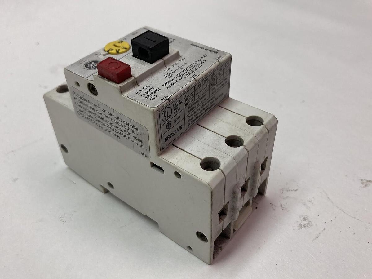 Used General Electric,CR72AMG,Starter Motor Protector 1.0-1.6A