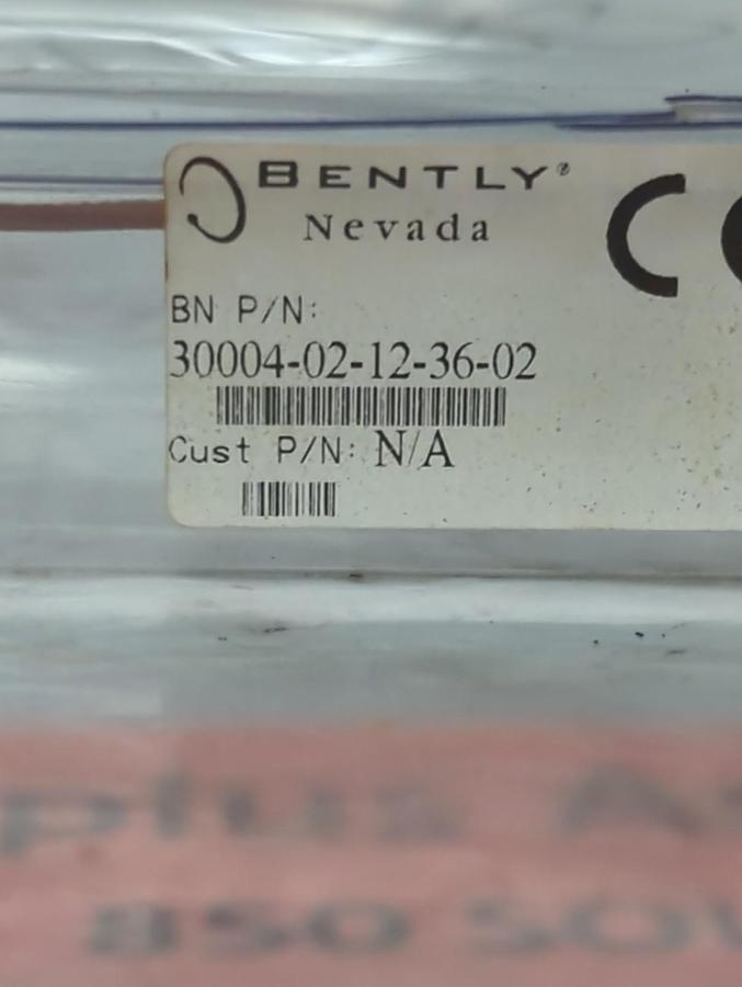 BENTLY NEVADA,3000-02-12-36-02,VIBRATION GAUGE PROXIMITY PROBE NOS