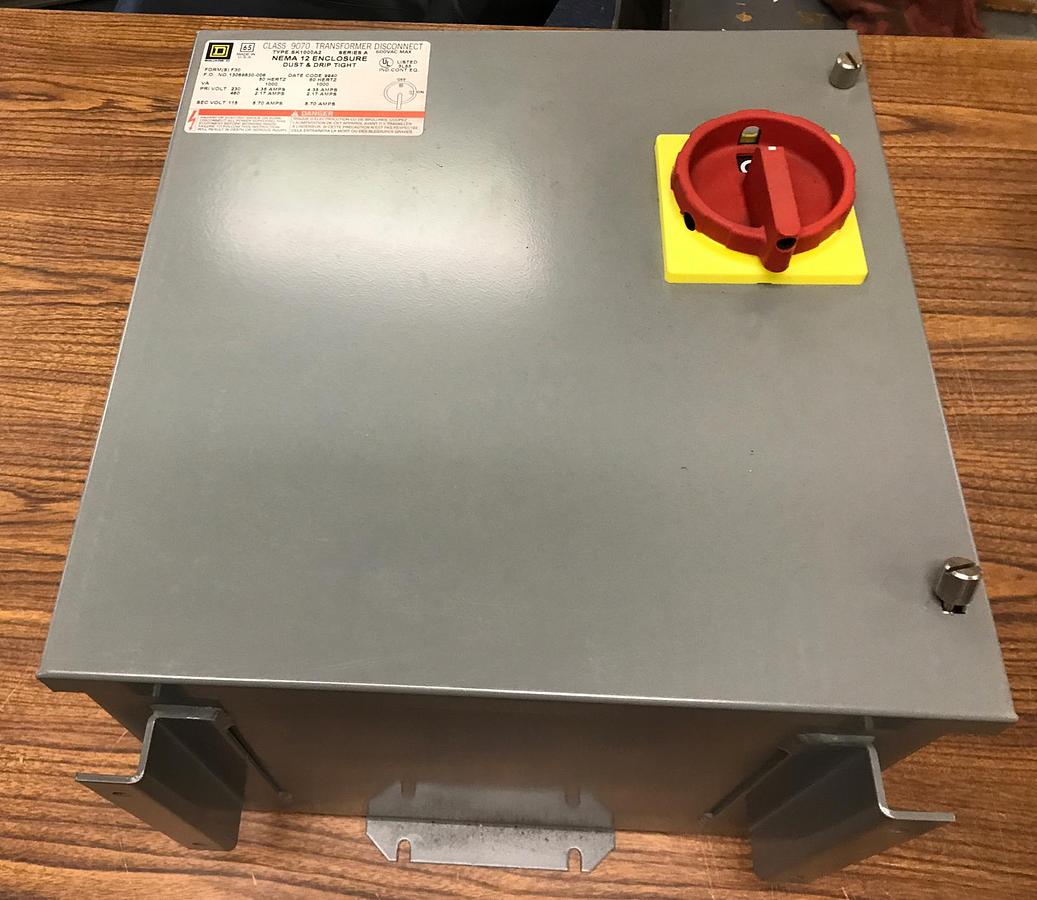 Square D,Class 9070 SK1000A2,Series A Transformer Disconnect