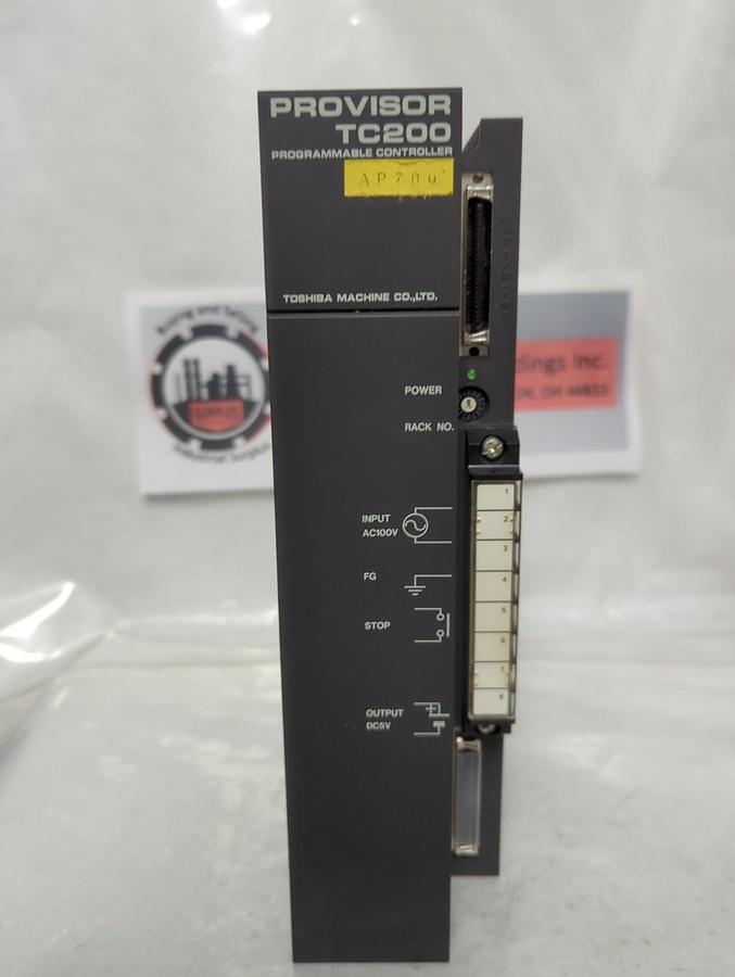 Used TOSHIBA,TCPW110AL-1,MAIN POWER INPUT MODULE 100VAC 50/60HZ 120VA PRE-OWNED