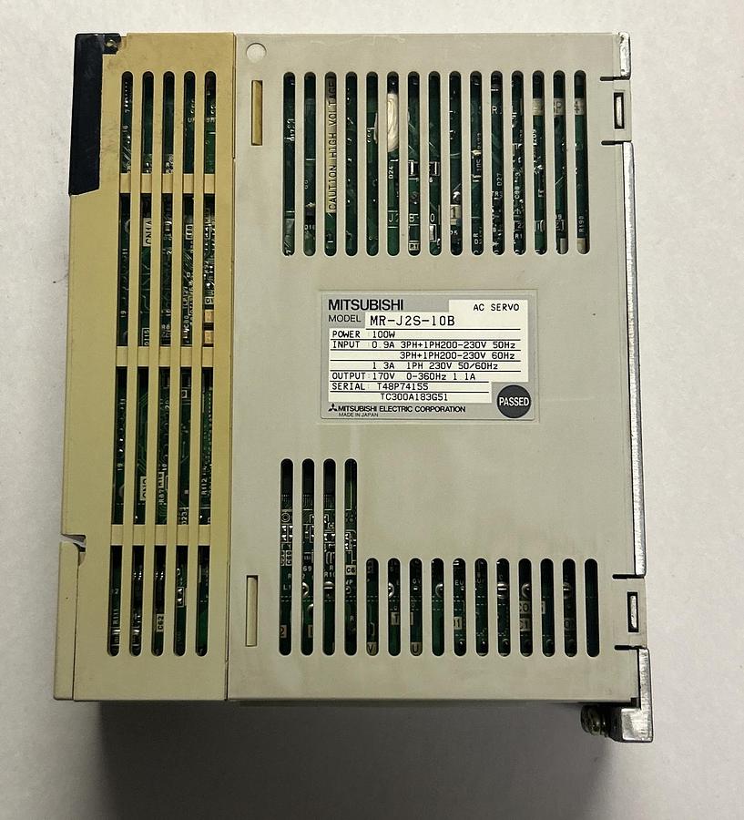 Used MITSUBISHI,MR-J2S-10B,AC SERVO DRIVE 1.1A 230V