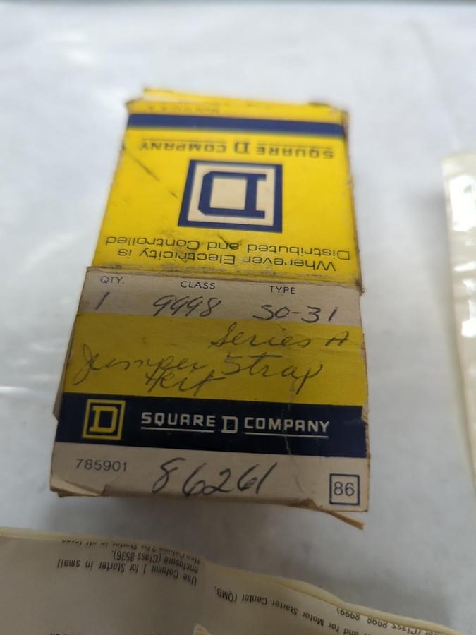 SQUARE D,9998-SO-31,JUMPER STRAP KIT NOS