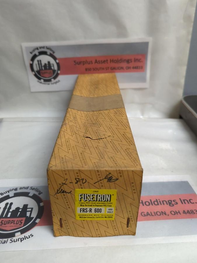 COOPER BUSSMANN,FRS-R-600,FUSETRON 600 AMP FUSE NOS