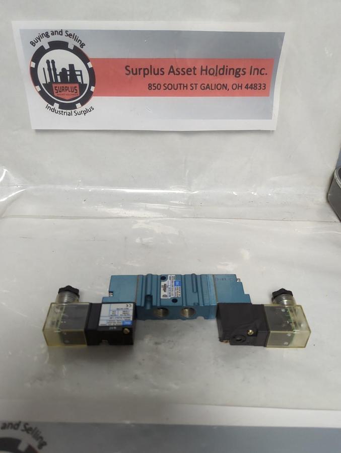 Used MAC,421A-B0A-DM-DJAJ-1JD,SOLENOID VALVE 20 TO 120 PSI PRE-OWNED