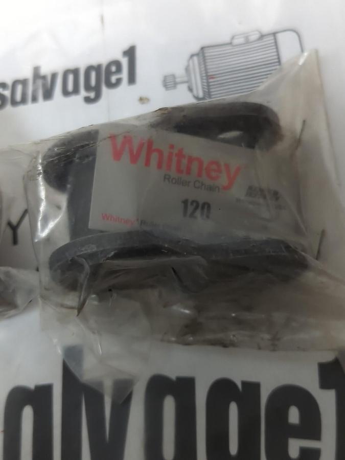 WHITNEY,120,ROLLER CHAIN OFFSET LINK LOT OF 2 NEW