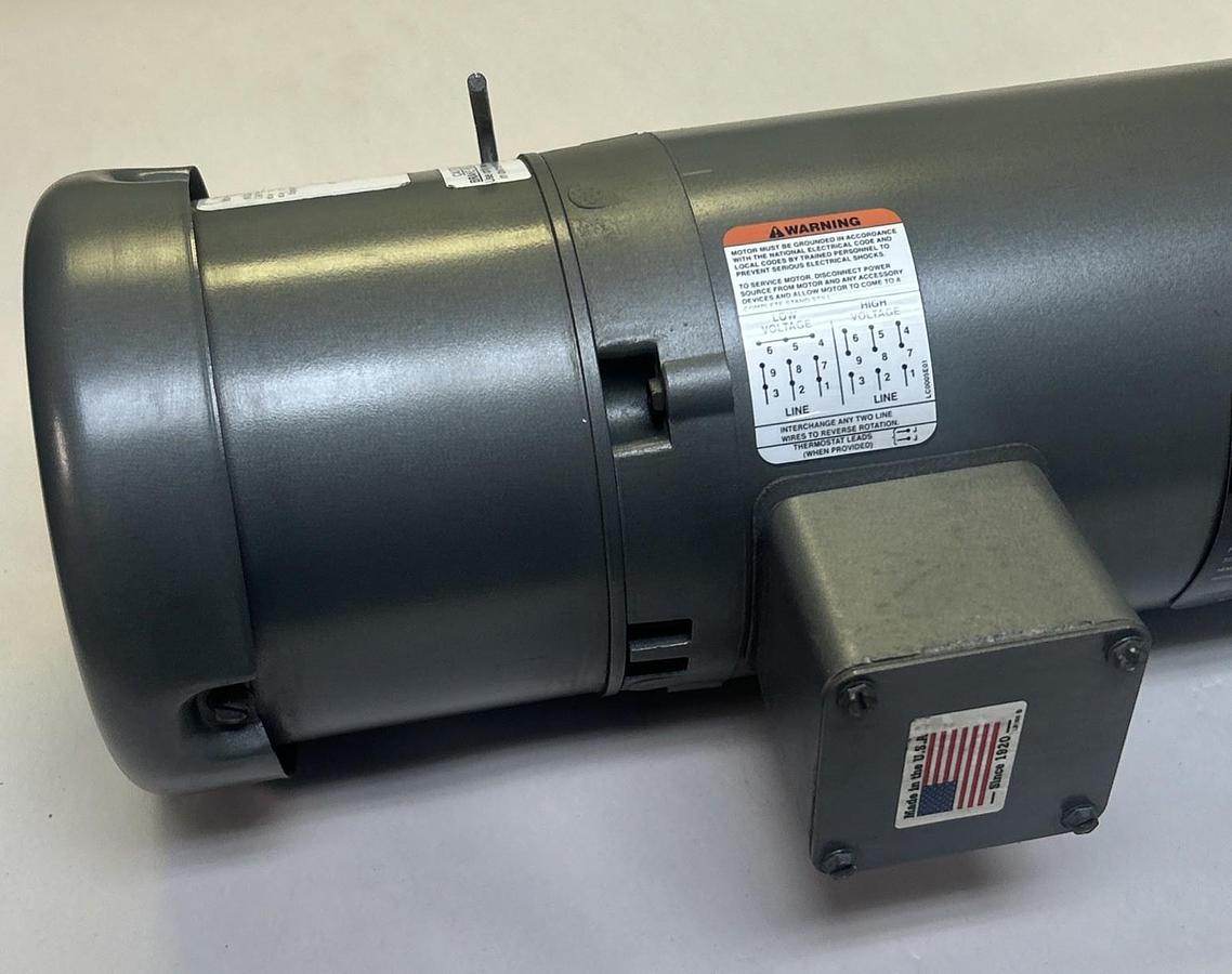 Used BALDOR,VBM3546T,BRAKE MOTOR 1HP 1725RPM 208-230/460V 3PH 143TC FRAME