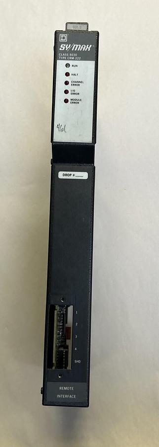Used SQUARE D SYMAX,8030CRM-222,REMOTE INTERFACE MODULE