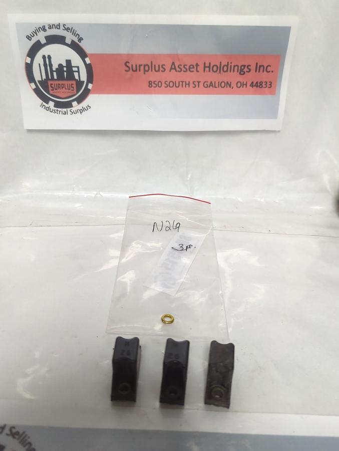 Used ALLEN BRADLEY,N26,THERMAL OVERLOAD PROTECTION HEATER ELEMENT LOT OF 3 PRE-OWNED