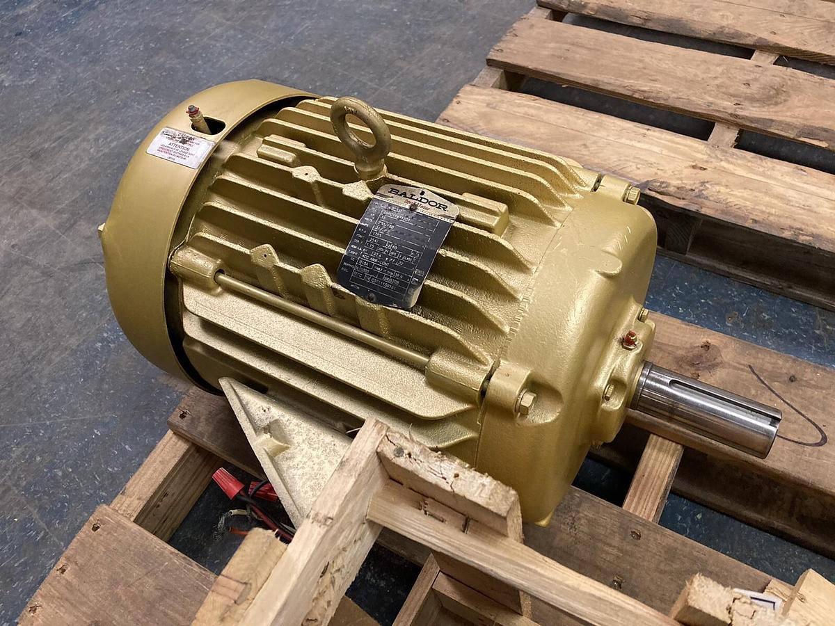 Used Baldor Reliance,EM2333T,3-Phase Super-E Motor 15 HP  230/460V 1765 RPM 254T