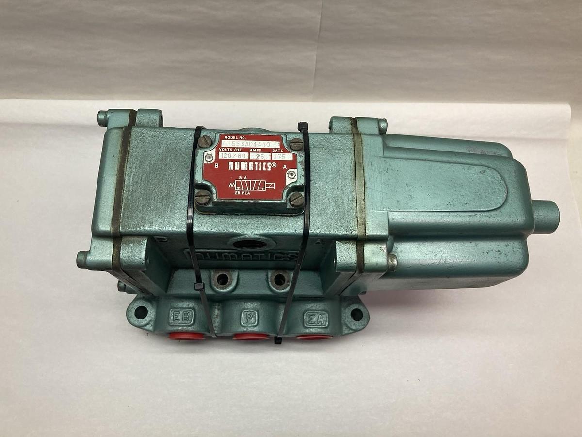 Used Numatics,55SAD4410,Solenoid Valve 120V 60Hz 0.96A