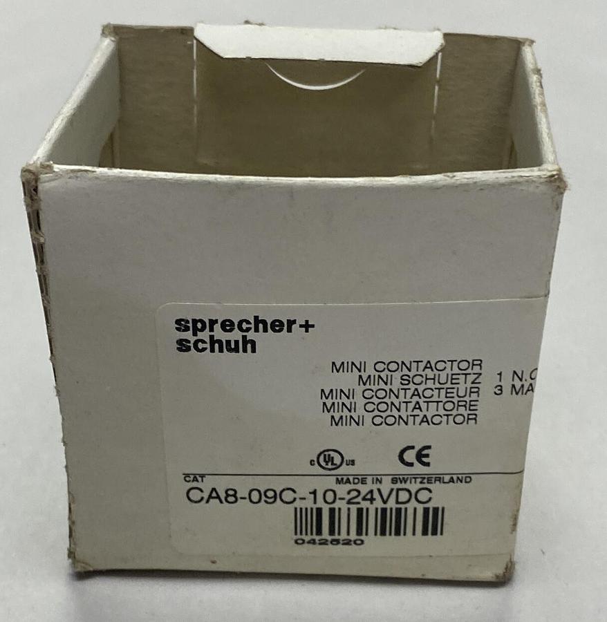 SPRECHER & SCHUH,CA8-09C-10-24VDC, CONTACTOR 20AMP 3POLE NOS