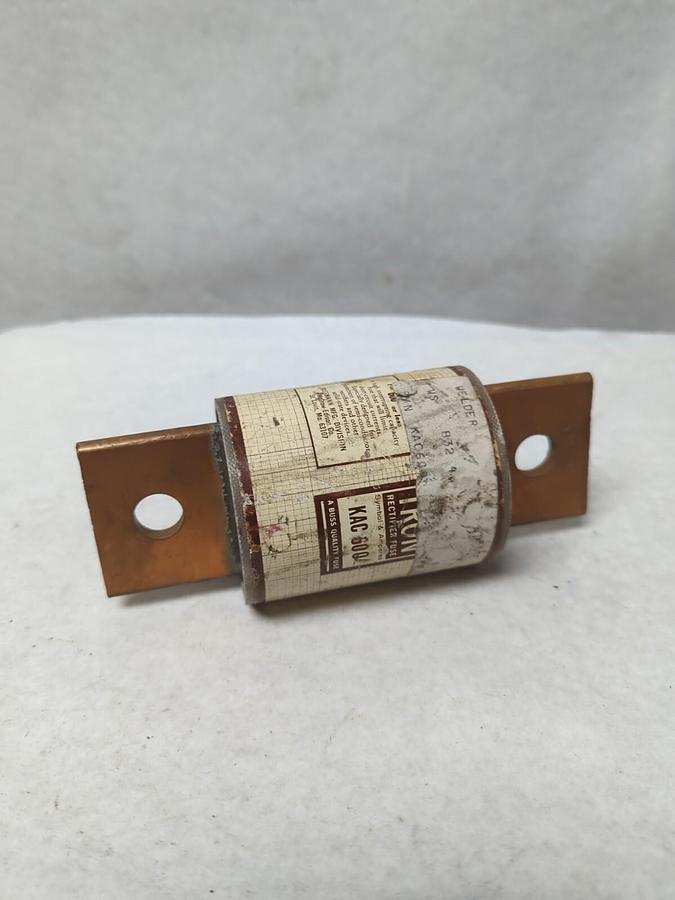 Used COOPER BUSSMANN,KAC-600,SEMI-CONDUCTOR 600 AMP FUSE PRE-OWNED