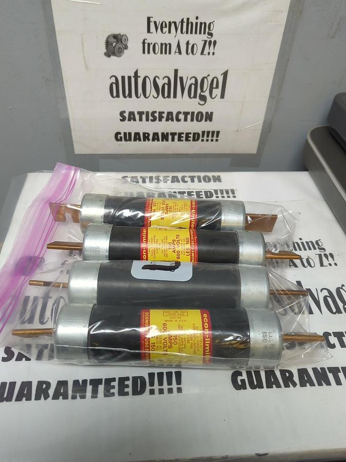 ECON-LIMITER,LES-150,CLASS RK5 FUSE 150 AMP LOT OF 4 NOS