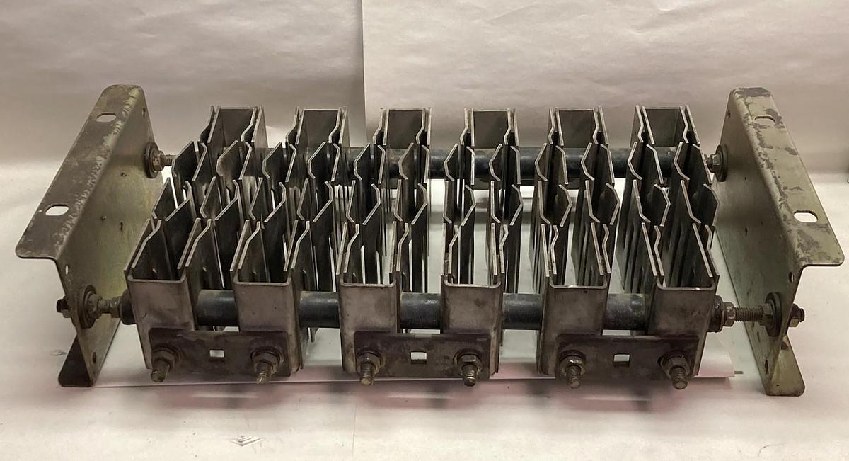Used General Electric,9141A004A101,Punched Steel Grid Resistor 0.011OHMS 600V