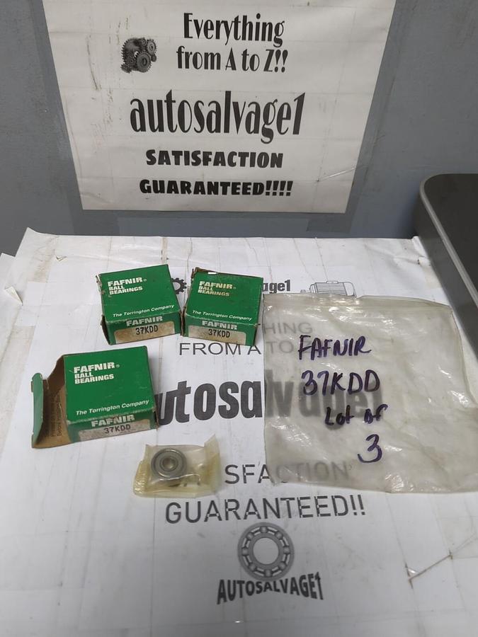 FAFNIR,37KDD,BALL BEARINGS LOT OF 3 NOS
