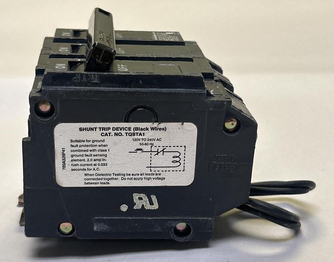 Used GENERAL ELECTRIC,TQSTA1,CIRCUIT BREAKER 50A 120/240V 2P