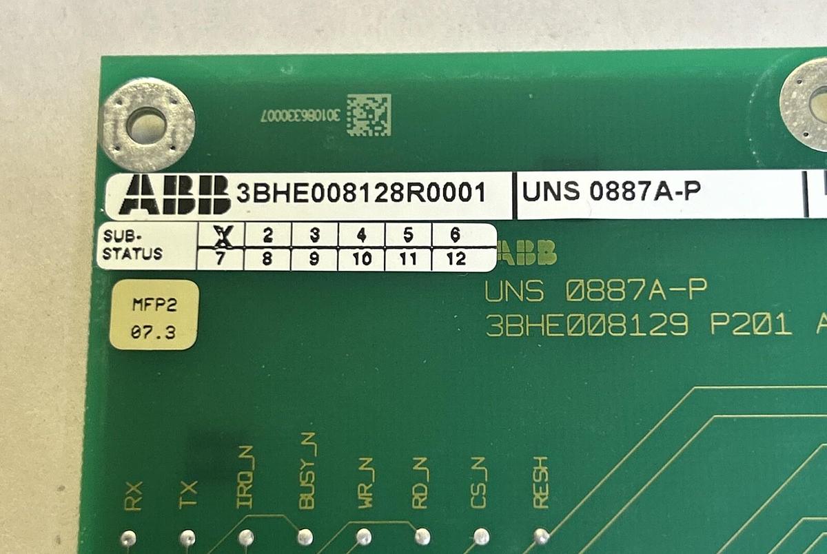 ABB,3BHE008128R0001,COMMUNVATION ADAPTER CIRCUIT BOARD NOS